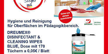 DREUMEX REINIGUNG UND DESINFEKTION IN DER PÄDAGOGIK