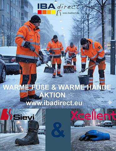 Sievi Alaska Rolller plus Xcellent ICECAT Handschuhe in Aktion bei IBA